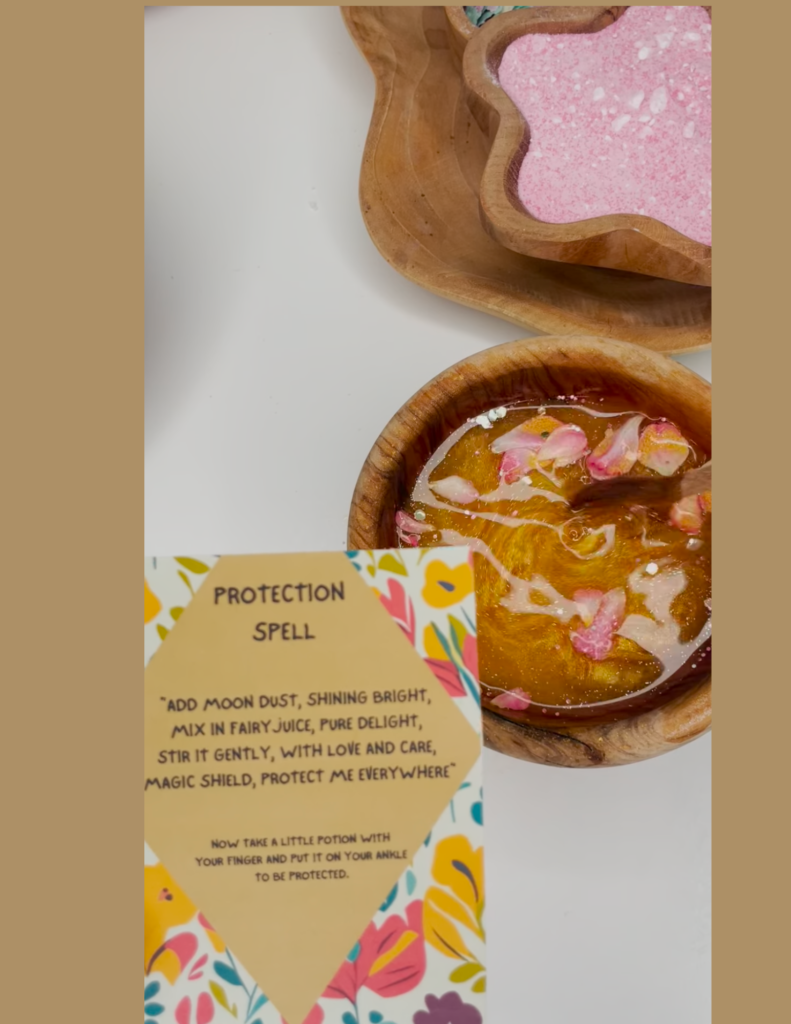 protection spell cards for potion play for kids