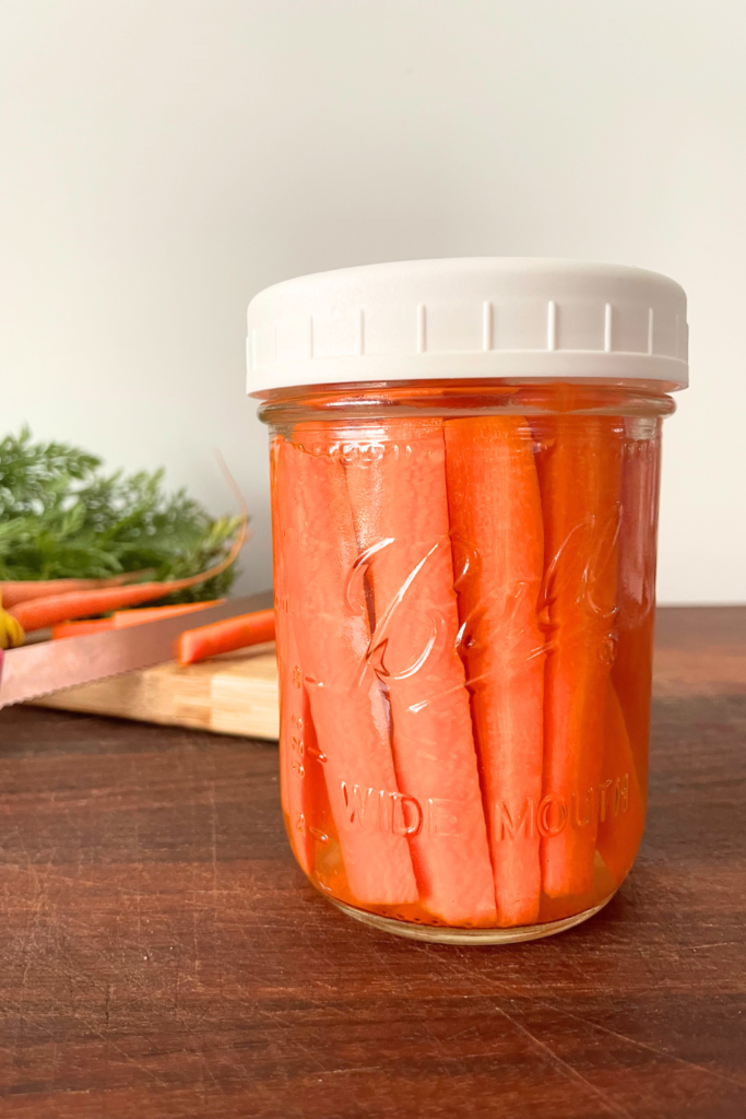 prepped carrot
