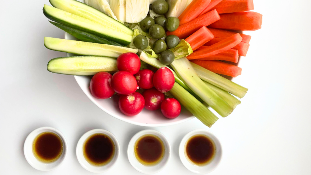 crudités on a plate