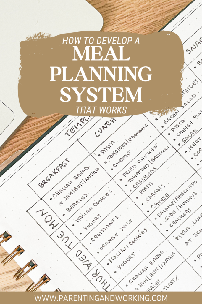 meal plan system pin